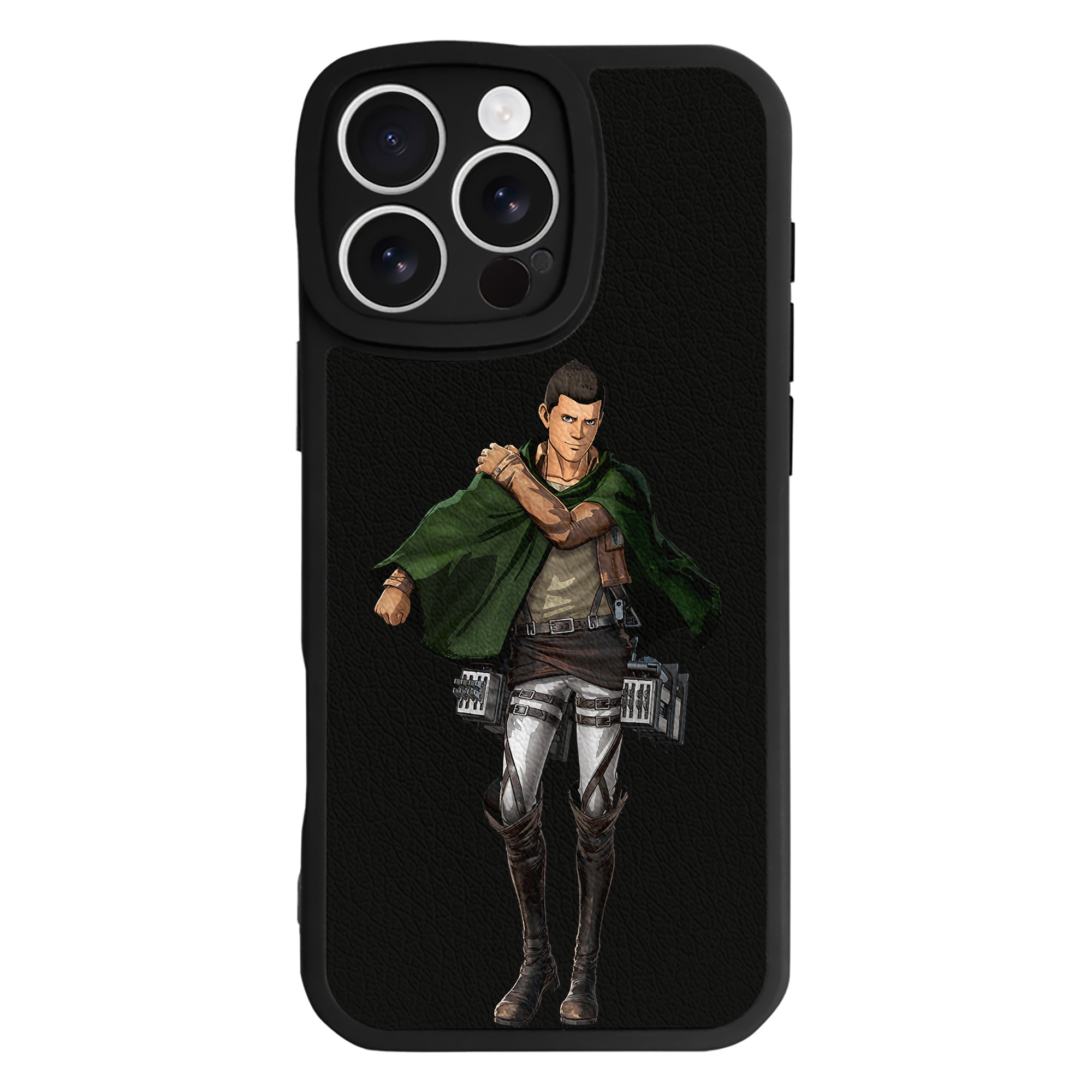 （画像用） 進撃の巨人 Attack on Titan 【iPhone 16シリーズ対応】シリコンスマホケース（レザー調） 材質：シリコン